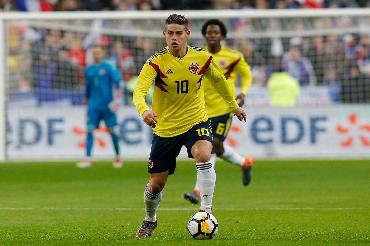 James Rodríguez Colombia Selección Mexicana Copa del Mundo Rusia 2018