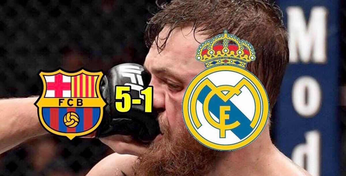 Futbol Internacional FC Barcelona Real Madrid Camp Nou Memes Barcelona 5-1 Real Madrid temporada 2018 2019