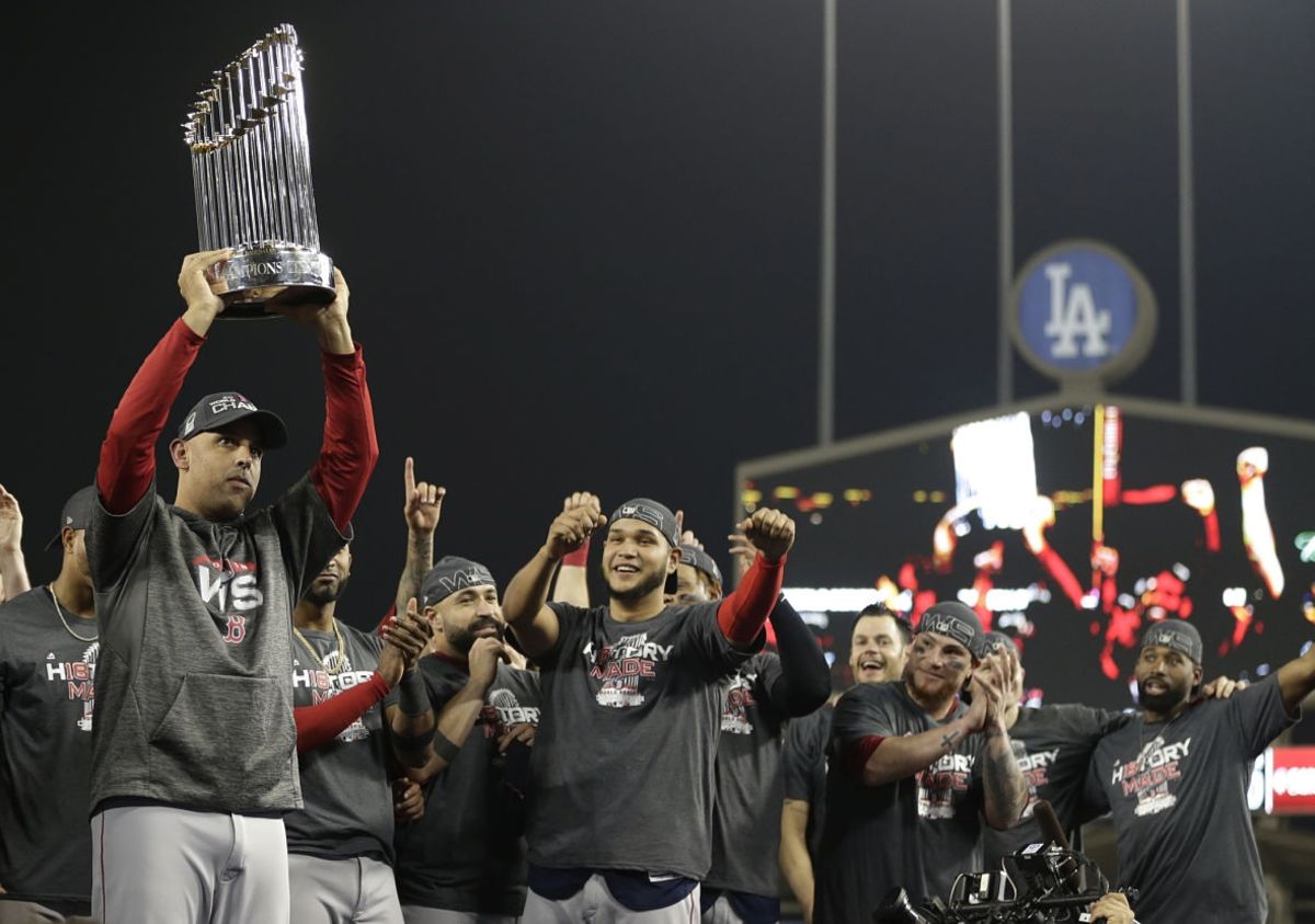 Boston Red Sox Dodgers Los Ángeles Serie Mundial Temporada 2018 Campeones World Champions MLB