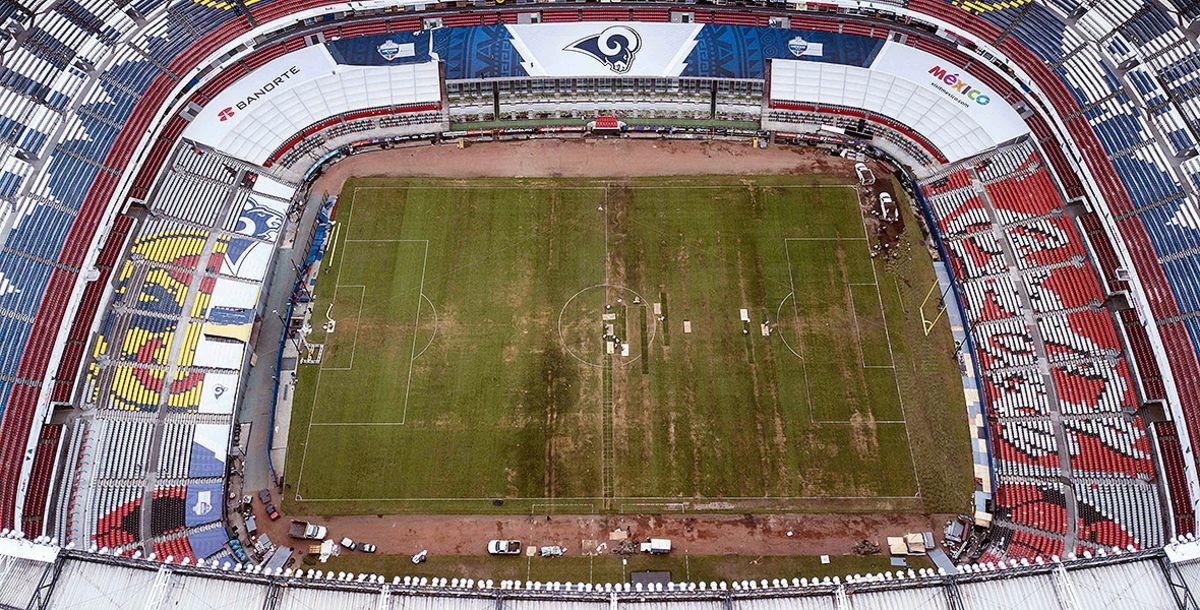 NFL pérdidas cancelación estadio Azteca Los Angeles Rams Kansas City Chiefs 