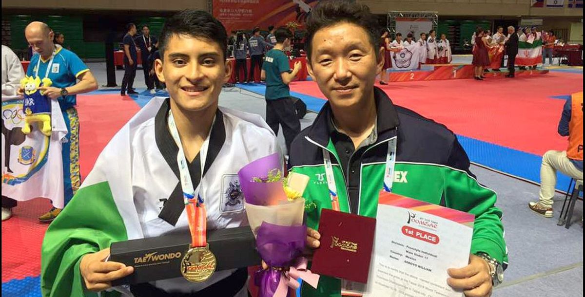 Taekwondo William de Jesús Arroyo Reyes Campeonato Mundial de Taekwondo Poomsae 2018 Freestyle Mixto