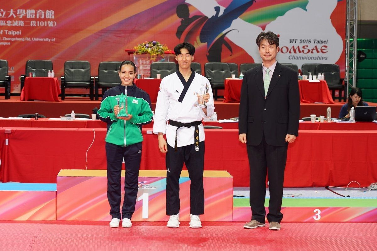 Mundial de Taekwondo Poomsae China Taipéi México Cecilia Lee William Arroyo