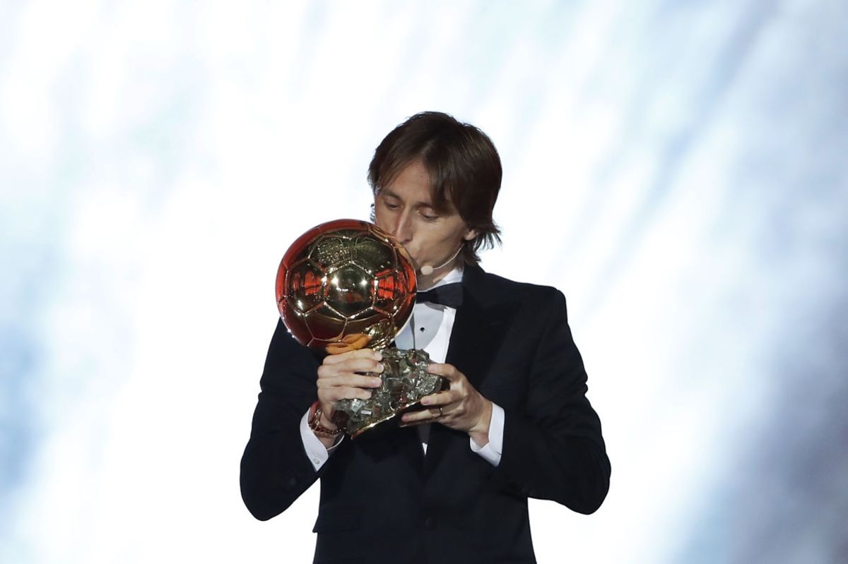 Cristiano Ronaldo Lionel Messi Balón de Oro Luka Modric Kaka 2018