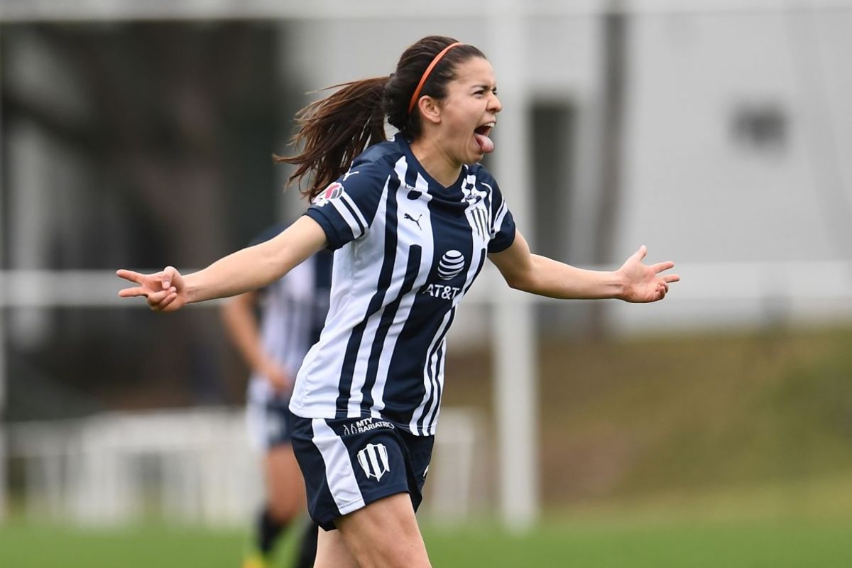 Daniela Solís Rayadas Monterrey Liga MX Femenil Centellas Necaxa Jornada 2 Clausura 2019