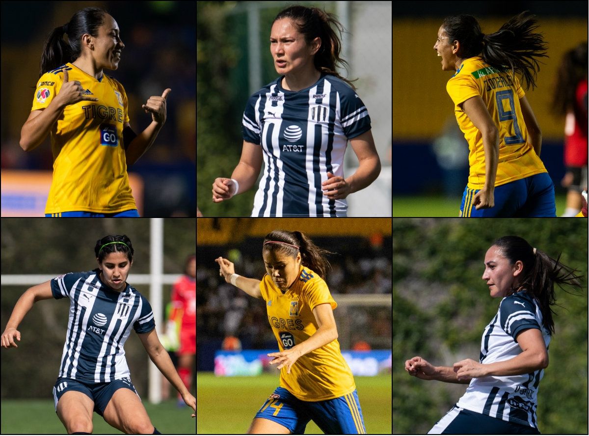 Tigres Femenil Rayadas Liga MX Femenil Jornada 6 Lizbeth Ovalle Evelyn González Liliana Mercado Desirée Monsiváis Dinora Garza Mariana Cadena ONCE Ideal