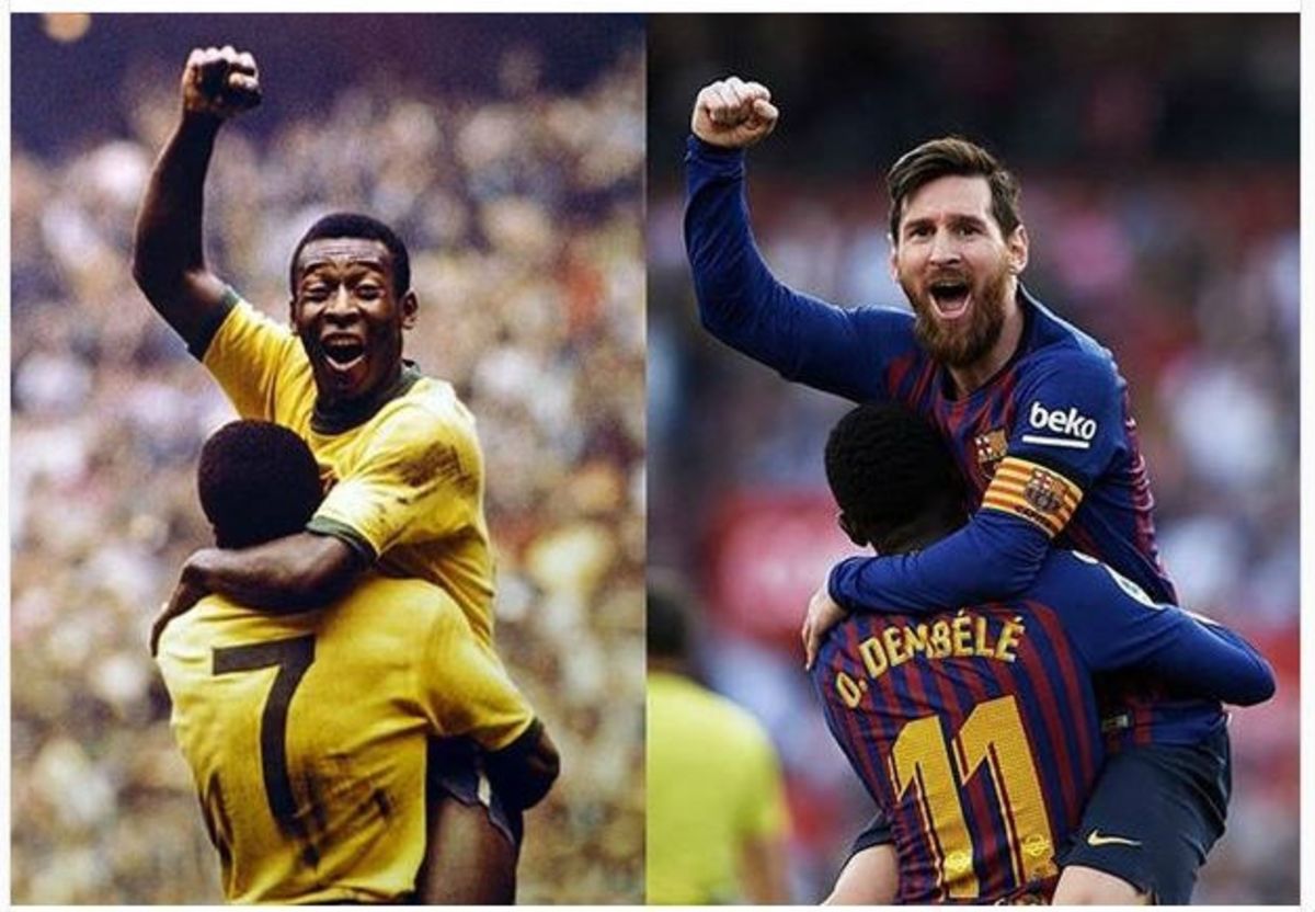 Messi Pelé Goles Barcelona