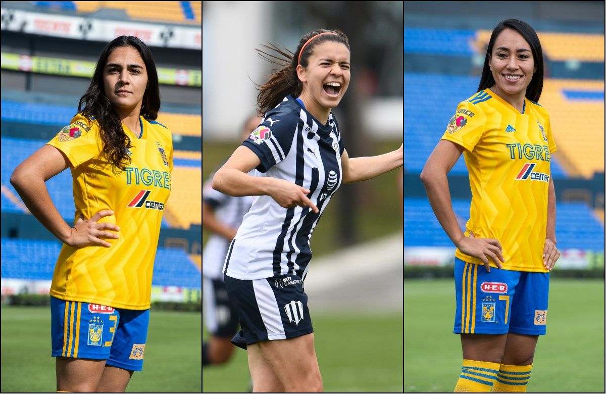 Liliana Mercado Jazmín Enrigue Daniela Solís Rayadas Monterrey Femenil Jornada 11 Clausura 2019 Liga MX Femenil