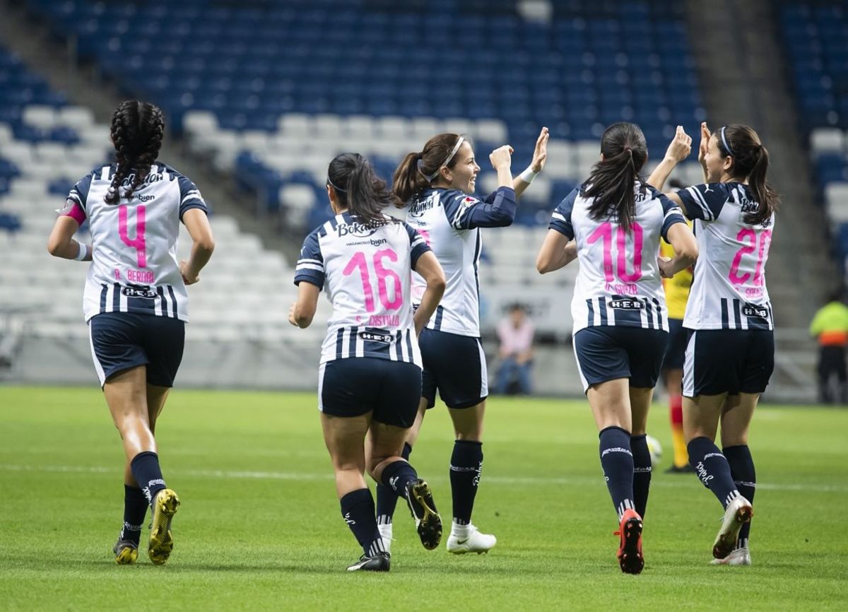 Desirée Monsiváis Rayadas Monterrey Femenil Liga MX Femenil Clausura 2019 Daniela Solís Alicia Cervantes