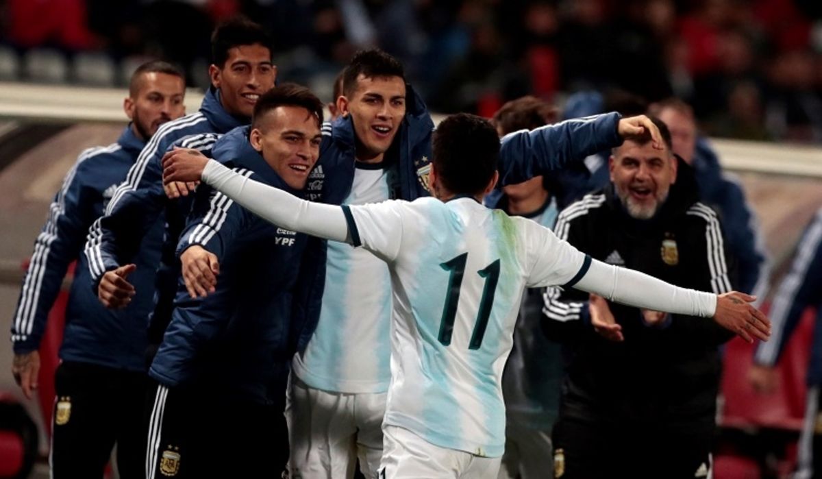 Argentina vencio Marruecos sin messi gol correa