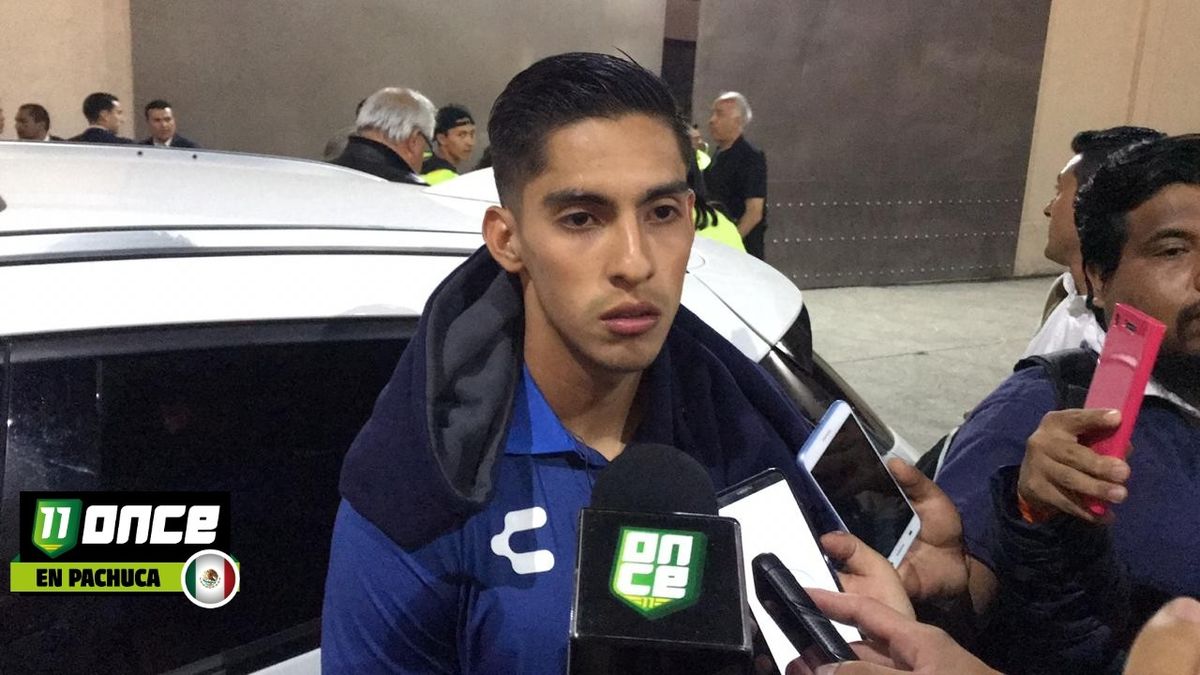 Erick Aguirre, pachuca, tuzos, decalraciones, partido de ida, cuartos de final, liga mx, liguilla,