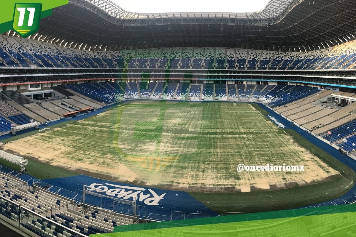 Estadio BBVA Rayados Monterrey Pasto Césped