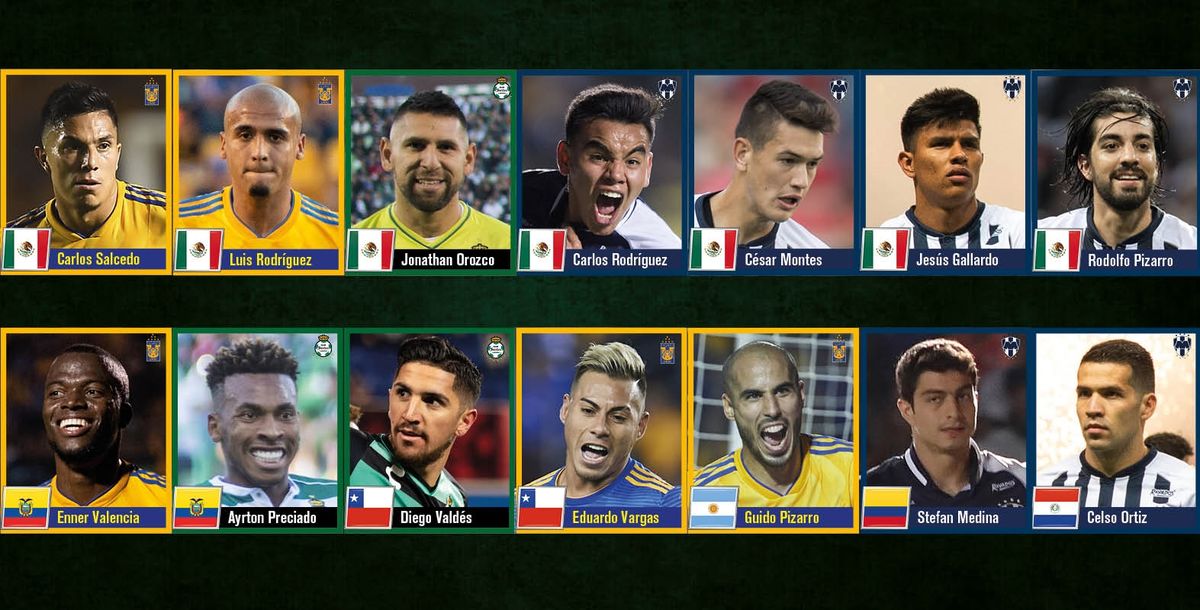 Selección Mexicana Regios Rayados Tigres Santos Copa América Copa Oro