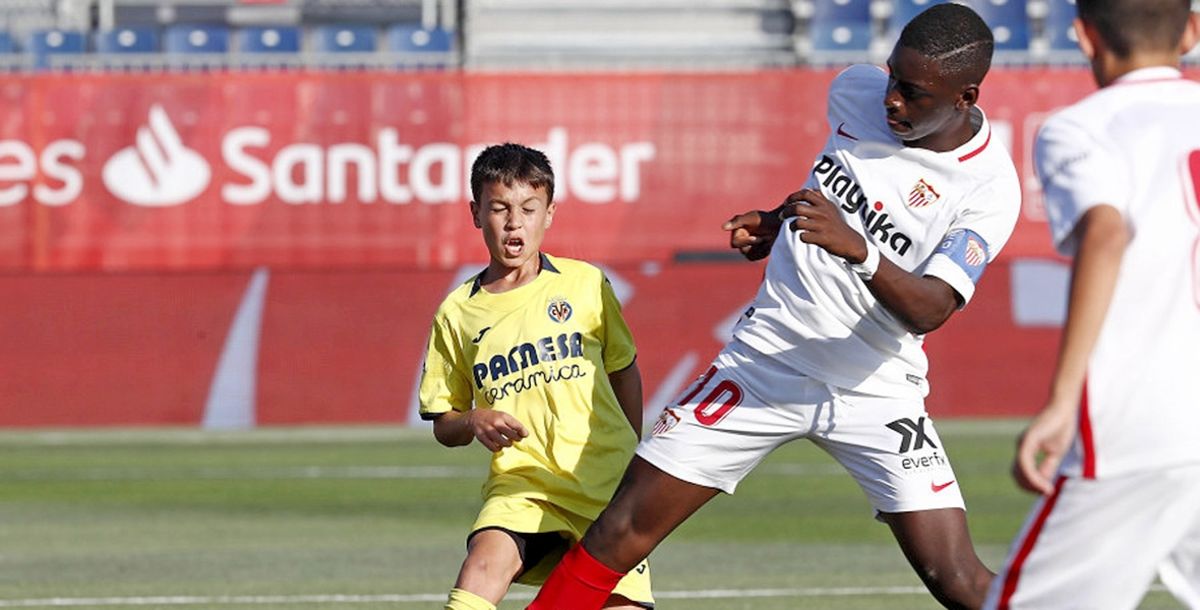 Internacional, Ibrahima Sow, Sevilla, Villarreal, Sub 12, LaLiga Promises, viral