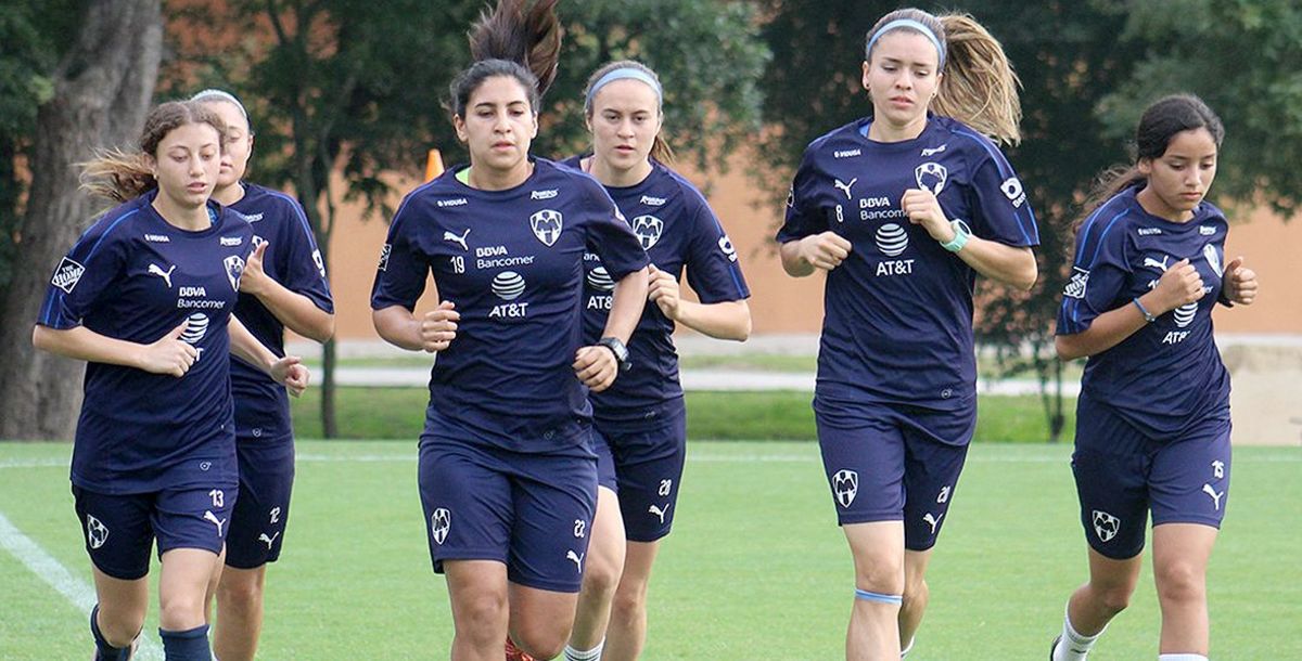 Rayadas, Liga MX Femenil, Apertura 2019, partidos amistosos, Mariana Zárraga, Andrea Rivera, Claudia Lozoya, Lucia Rodríguez, Ricla Rajunov, Andrea Hernández, Nancy Zaragoza, Desirée Monsiváis, Dinora Garza, Daniela Solís