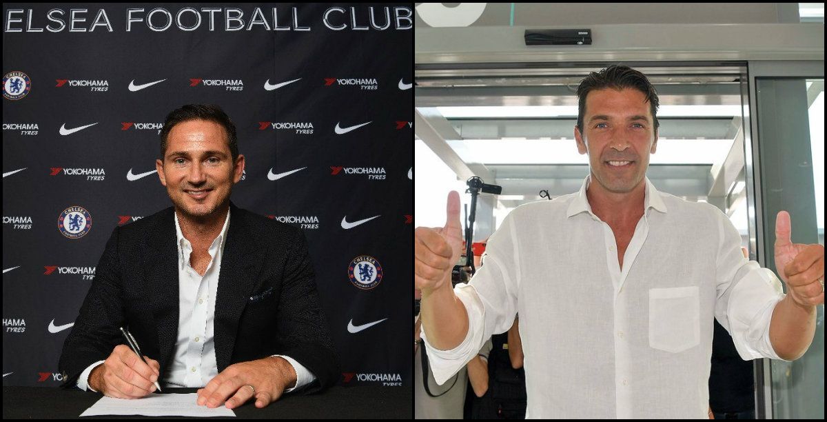 Chelsea Frank Lampard Gianluigui Buffon Juventus Vecchia Signora Seria A Premier League Inglaterra Italia