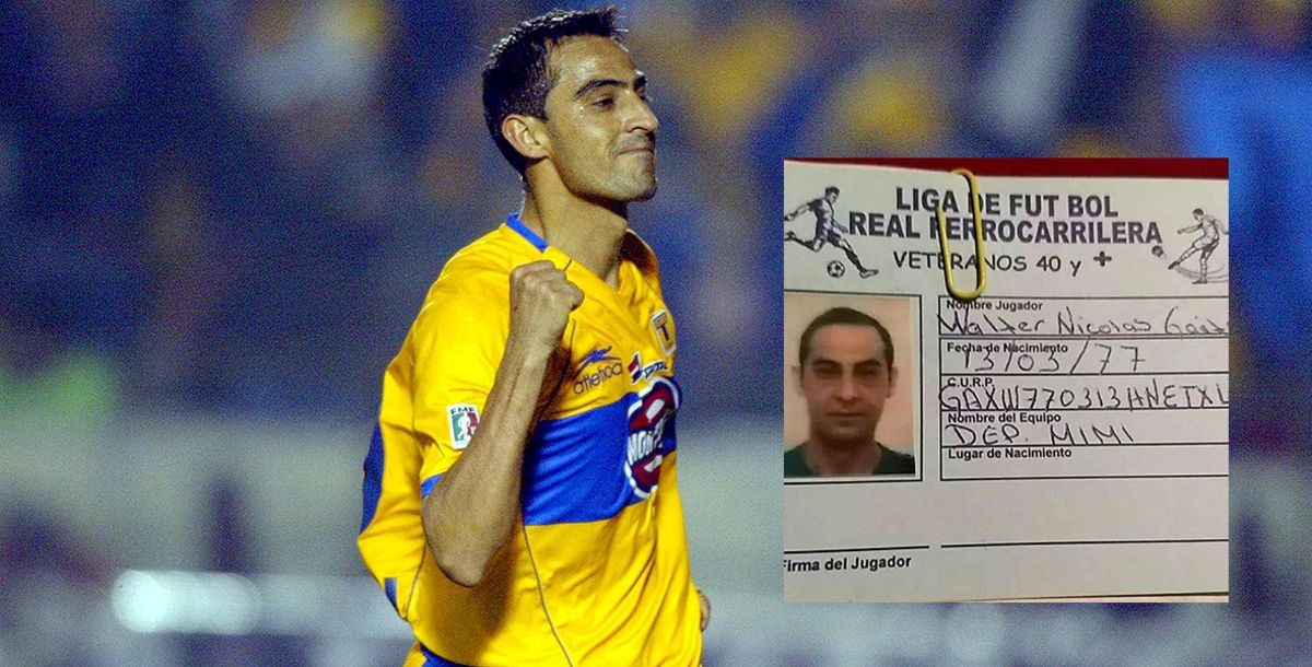 Tigres, Walter Gaitán, Real Liga Ferrocarrilera, Nuevo Laredo, Tamaulipas, Deportivo Mimi Regios, Veteranos, 40 años y más, Balón de Oro