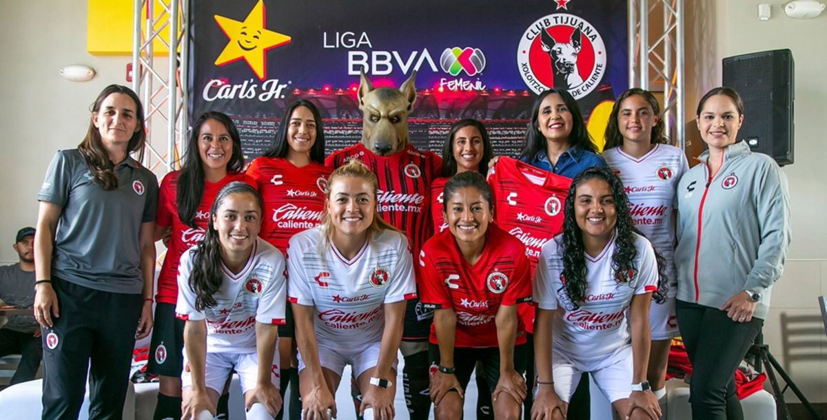Liga MX Femenil, Xolos, Tijuana, nuevo uniforme, Apertura 2019, Carls Jr., Charly, Caliente, Xoloitzcuintles, futbol femenil, Carla Rossi, Noemí Rubio