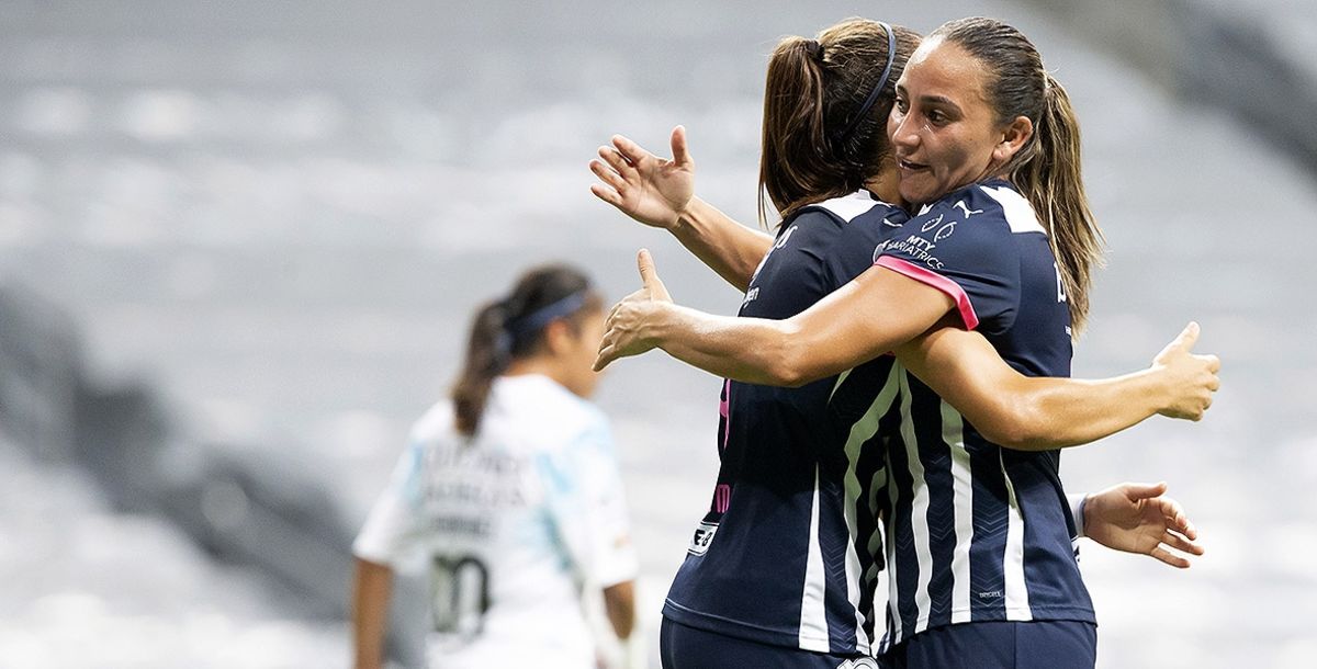 Rayadas, Liga MX Femenil, Querétaro, Gallos Femenil, Monterrey, Estadio BBVA, Dinora Garza, Mejor Jugadora de la Fecha