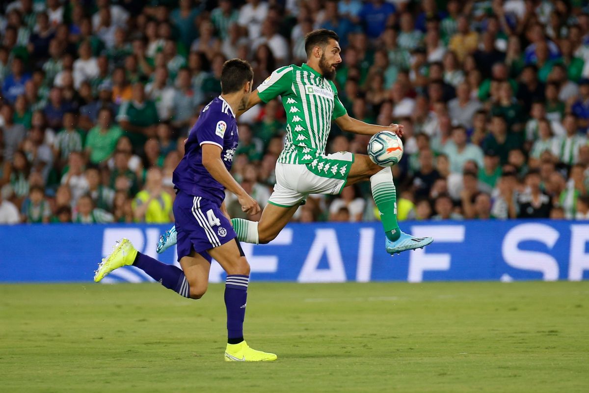 betis, jornada 1, laliga, temporada 2019-2020, valladolid, pucela, beticos, resultado, 2-1, con un hombre más,