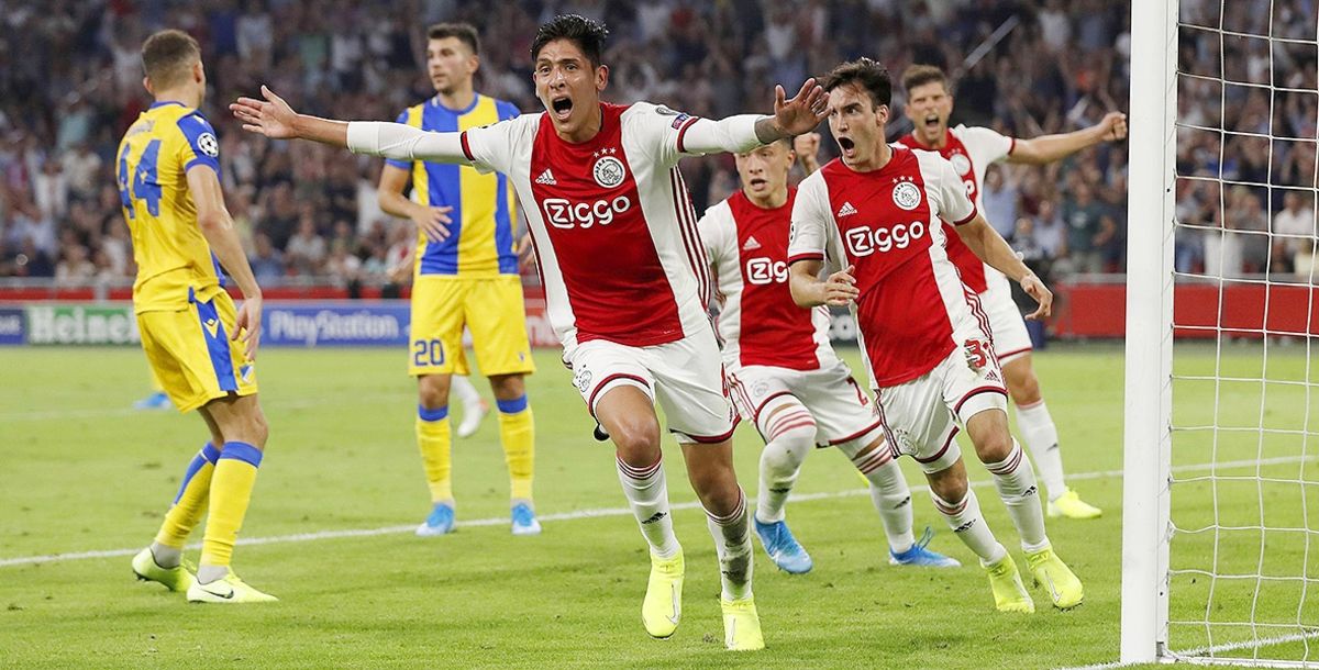 Internacional, Champions League, Ajax, APOEL, Edson Álvarez, Noussair Mazraoui, Klaas-Jan Huntelaar, Dusan Tadic, Brujas, Slavia de Praga
