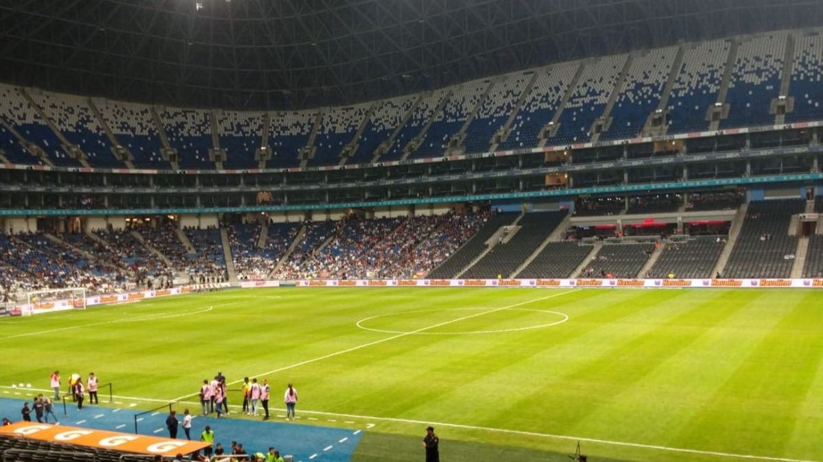 Rayados Monterrey Césped Estadio BBVA Bancomer