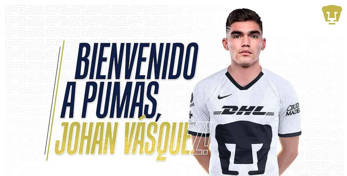 Liga MX, Clausura 2020, Pumas, UNAM, Rayados, Johan Vázquez, Monterrey, La Pandilla, Cruz Azul, Cimarrones, Fuerzas Básicas, Tigres, Selección Mexicana, Juegos Panamericanos, Gerardo Martino, Ángel Zaldívar, Puebla