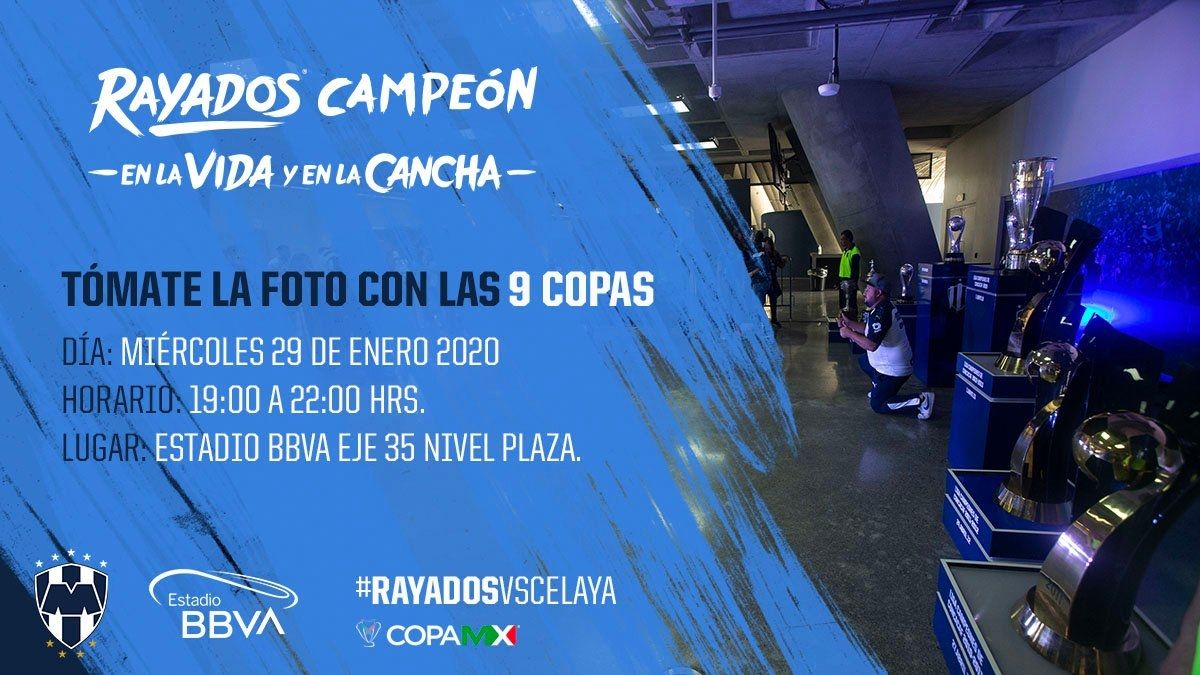 Liga MX, Rayados, toma de foto, copas, primera division, concacaf, estadio bbva, partido, celaya, copa mx