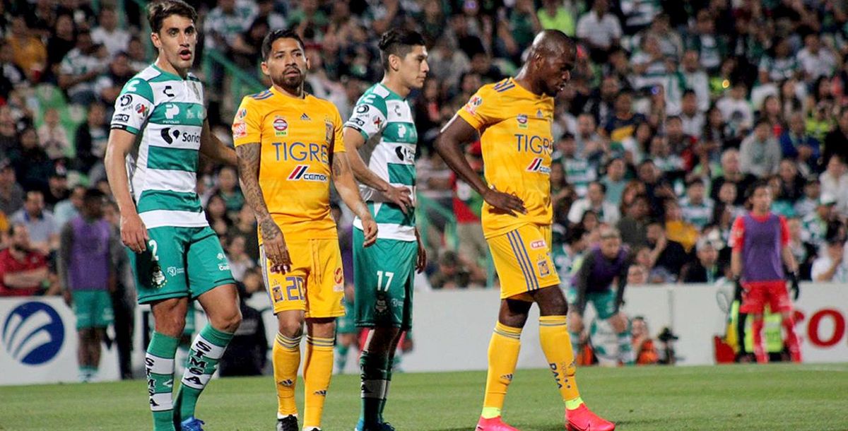 Tigres, Liga MX, Clausura 2020, Jornada 6, Santos, Javier Aquino, Raymundo Fulgencio, Cruz Azul, Aquino, Javier Aquino cumplió 200 partidos