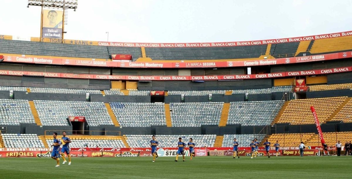 Tigres Estadio Universitario UANL Liga MX Veto sin afición coronavirus Jornada Bicentenario 2010 