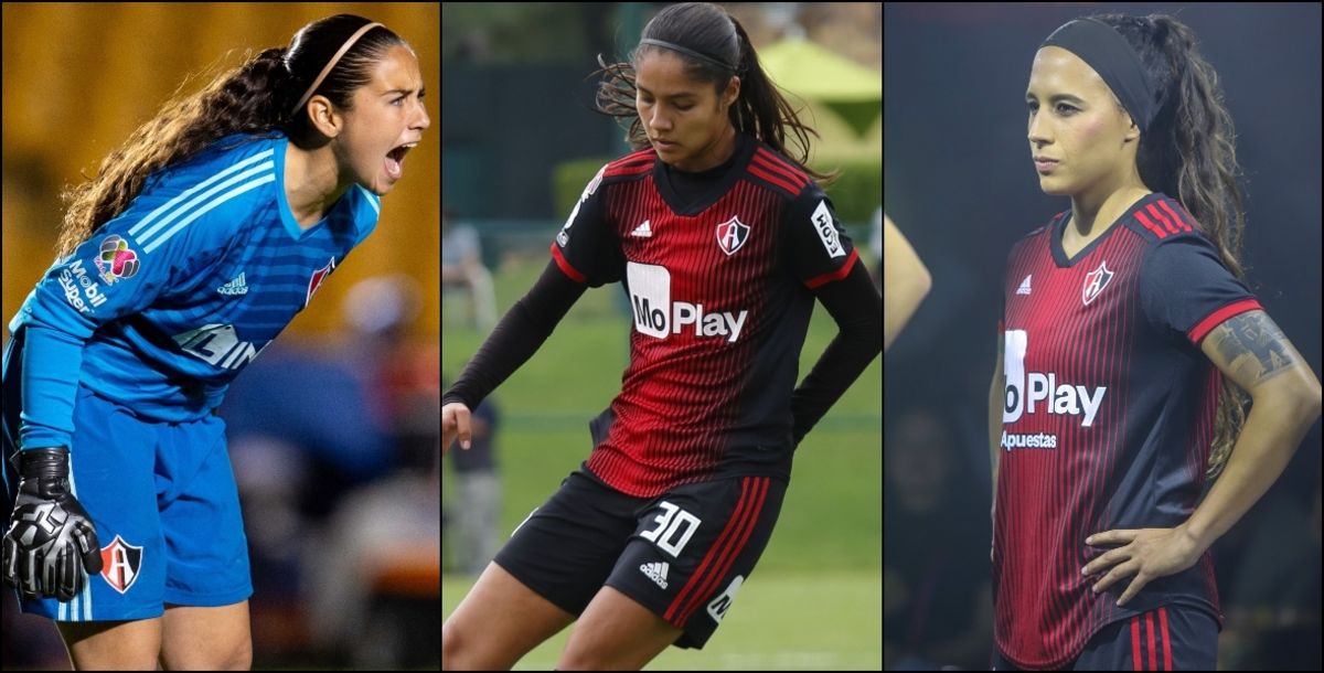 Liga MX Femenil, atlas,  Alison Gonzalez, Ana Gaby Paz y Fabiola Ibarra, jugadoras, tigres femenil, exjugadoras, estabilidad, minutos, clausura 2020