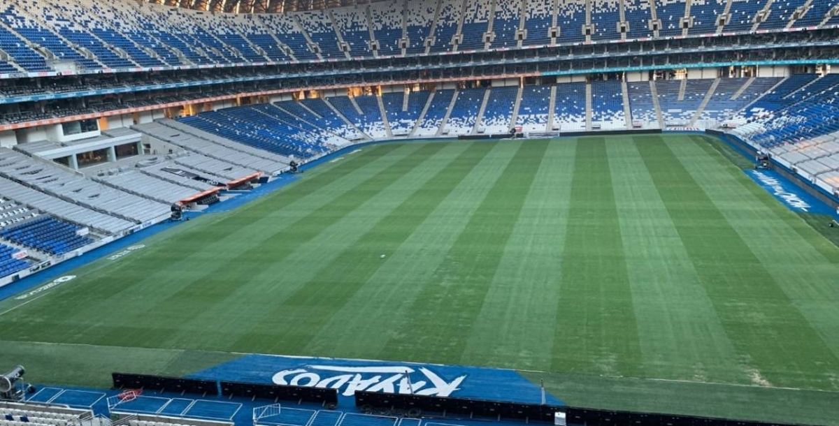 Rayados, Estadio BBVA, Pasto, Liga MX, Monterrey, Apertura 2020, Luce cancha estadio