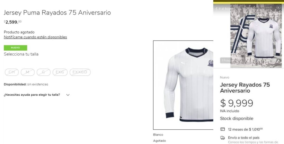 Uniforme Rayados Monterrey Aniversario Celebración