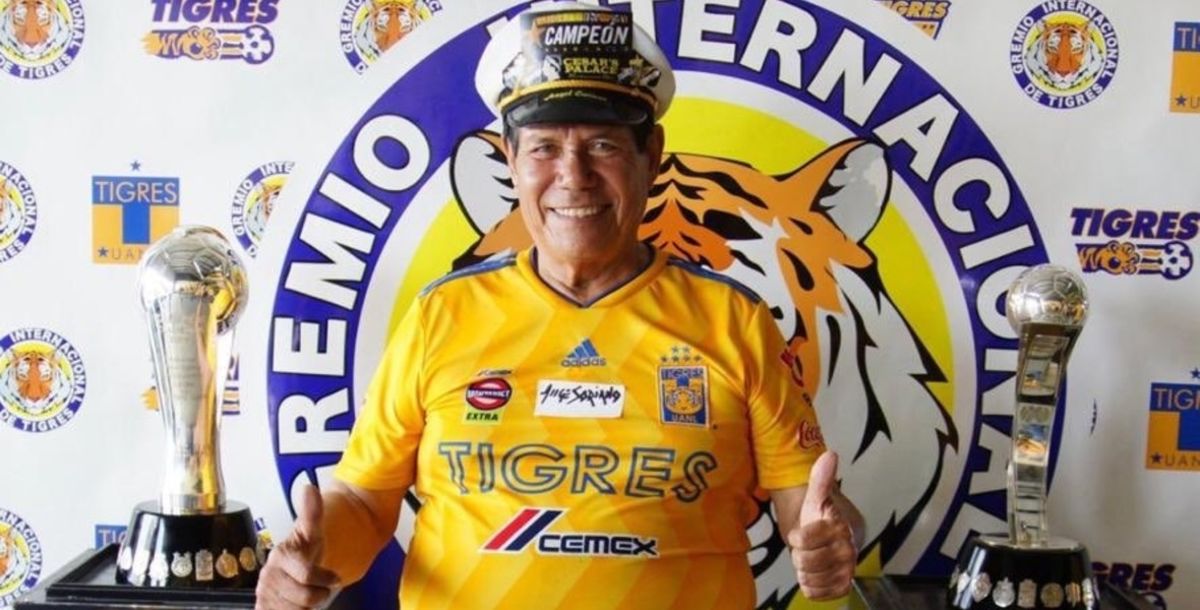 Ángel Soriano, Tigres, Liga MX, fallecimiento. porrista, tigres mayor, zona de gol, estadio universitario, aficionado, soriano