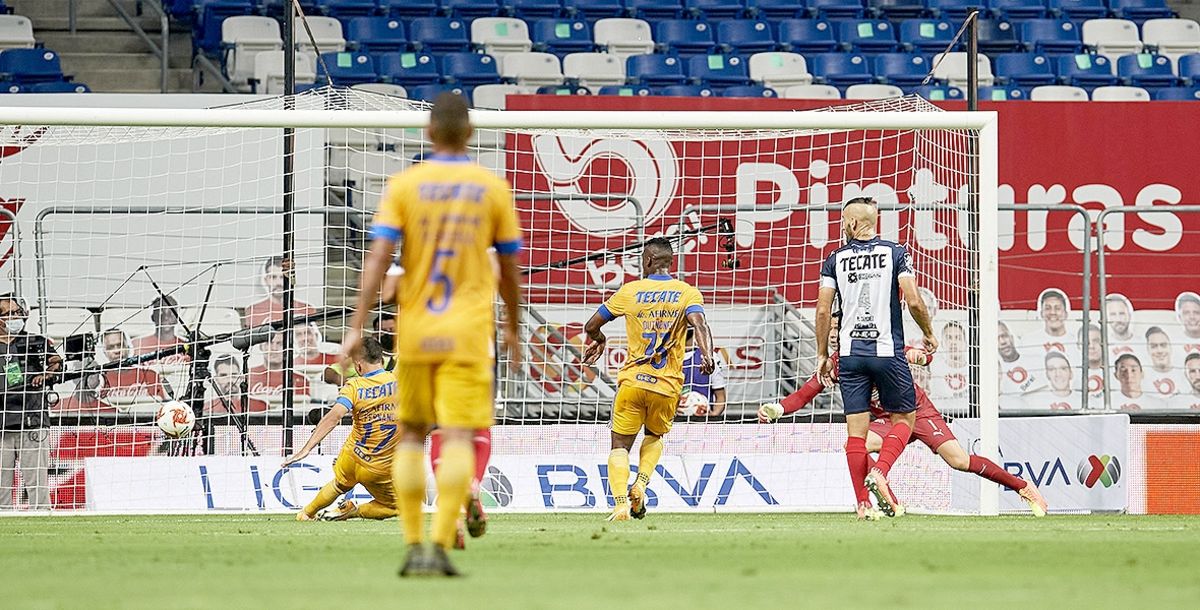 Liga MX, Clásico Regio, Guardianes 2020, Rayados, Tigres, Leo Fernández, gol
