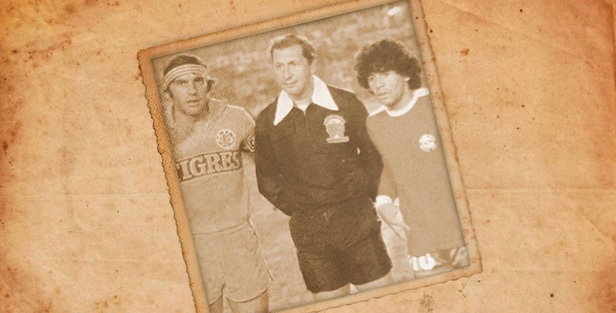 Tigres, Diego Armando Maradona, Argentinos Juniors. amistoso, Gerónimo Barbadillo, Tomás Boy