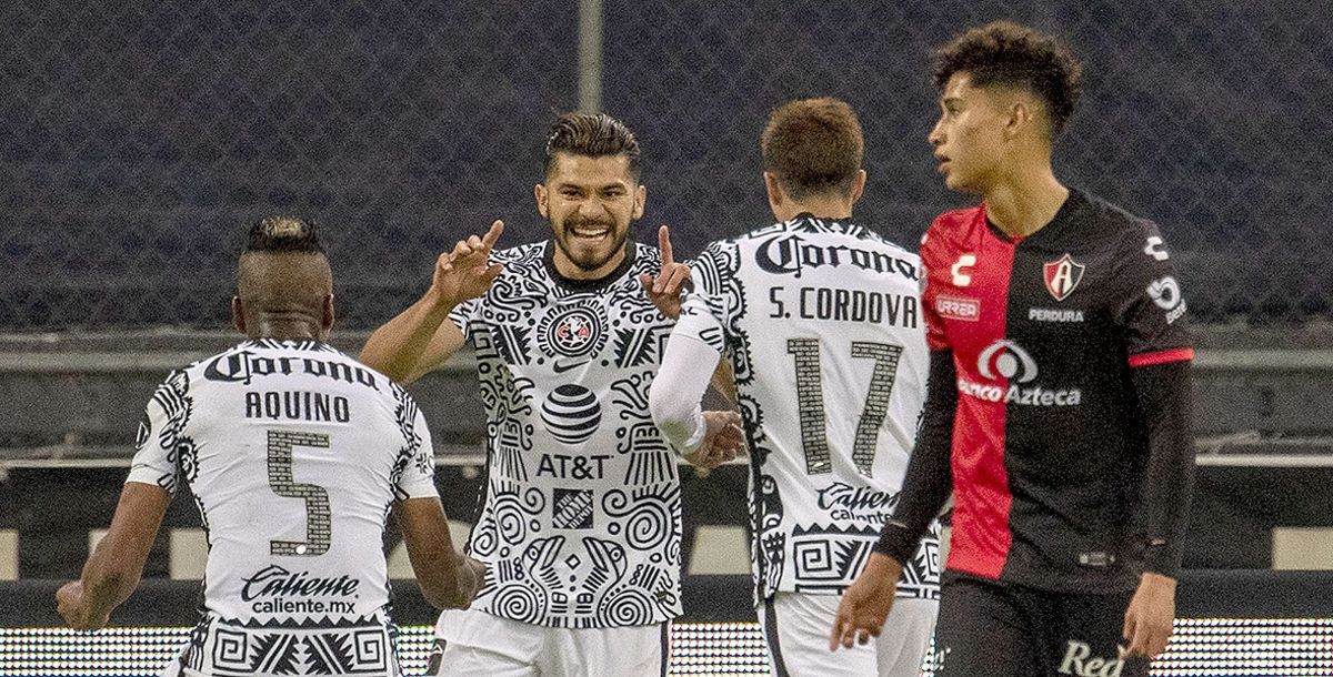 Liga MX, Guardianes 2021, Jornada 7, Atlas, América, minuto a minuto