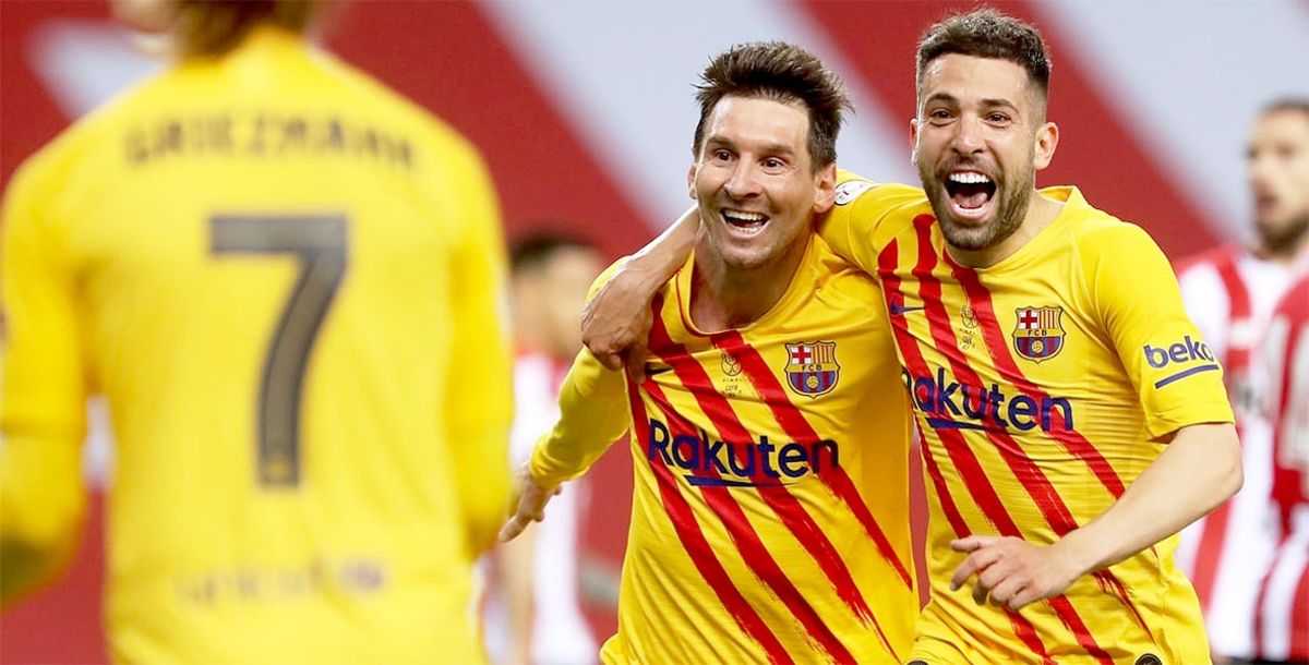 Copa del Rey, Barcelona, Athletic Club de Bilbao, Lionel Messi, Antoine Griezmann, Frankie de Jong,