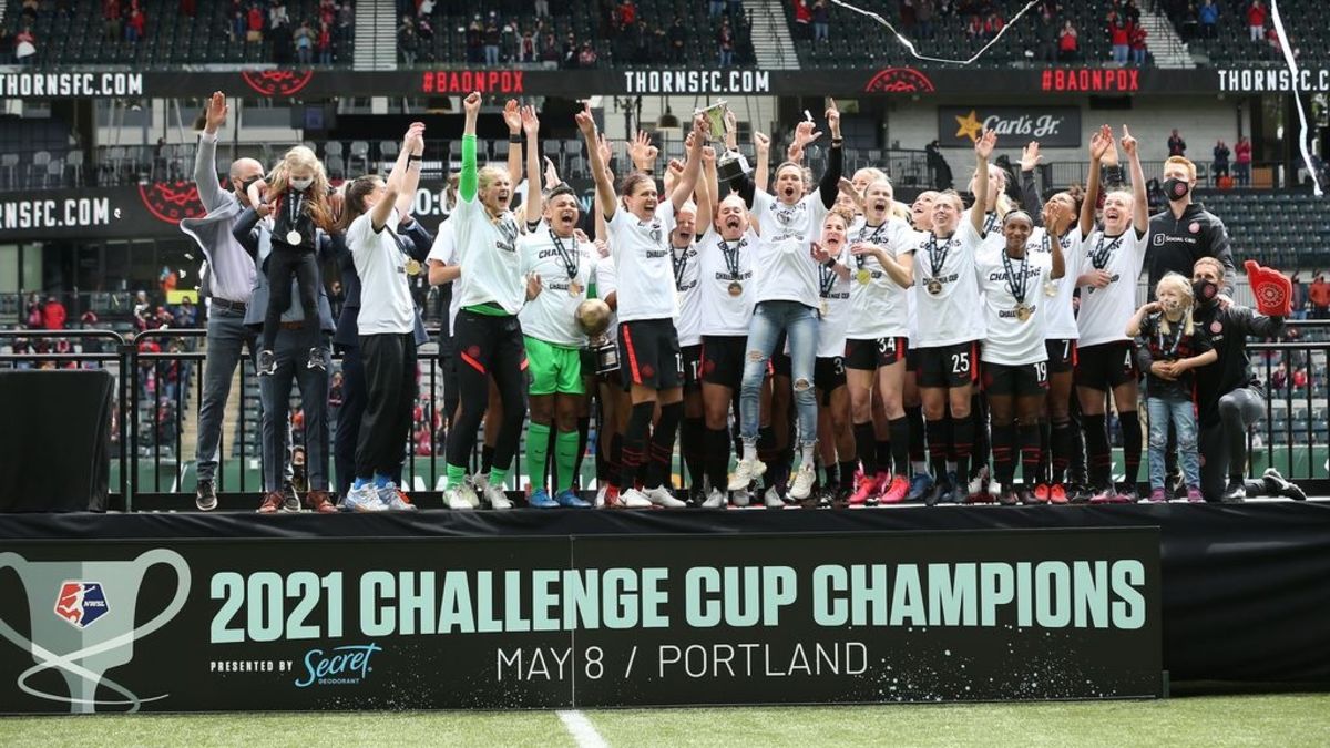 NWSL, Portland Thorns, Gotham FC, Challenge Cup 2021, National Woman s Soccer League