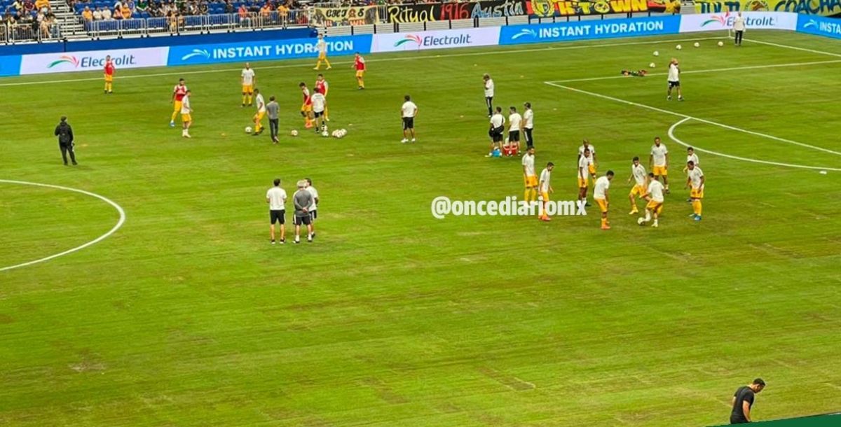 Liga MX, Tigres, América, alamodome, cancha, cesped