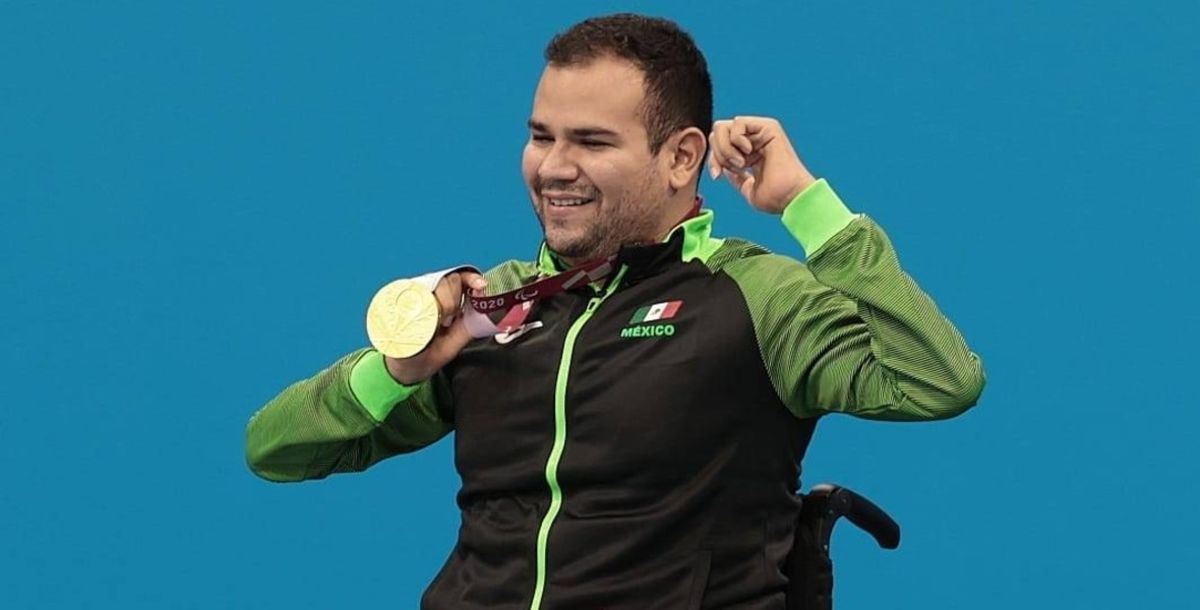 Medalla de oro, Diego López Díaz, Juegos Paralímpicos, natación, México