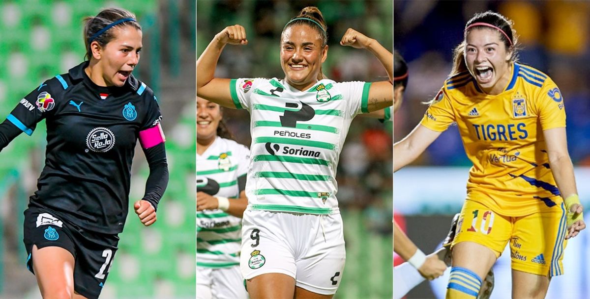 Liga MX Femenil, Goleadoras, Katty Martínez, Alicia Cervantes, Alexia Villanueva, liderato de goleo