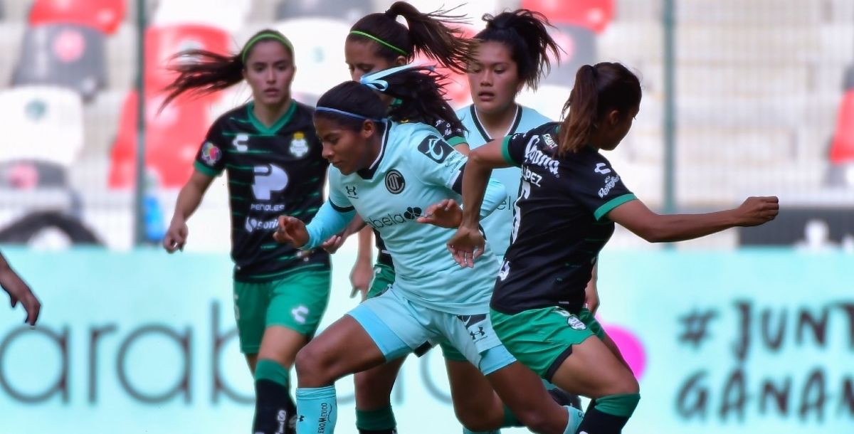Santos Femenil, Toluca, Liga MX Femenil, partido, en vivo