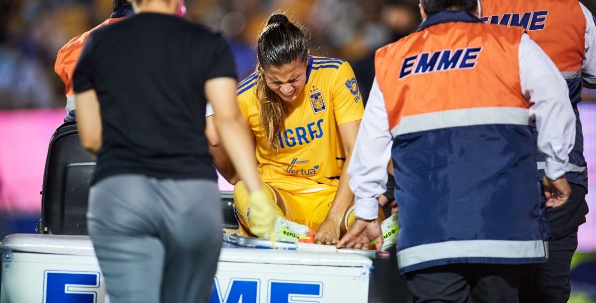 Nayeli Rangel, Tigres Femenil, lesión, Clásico Nacional