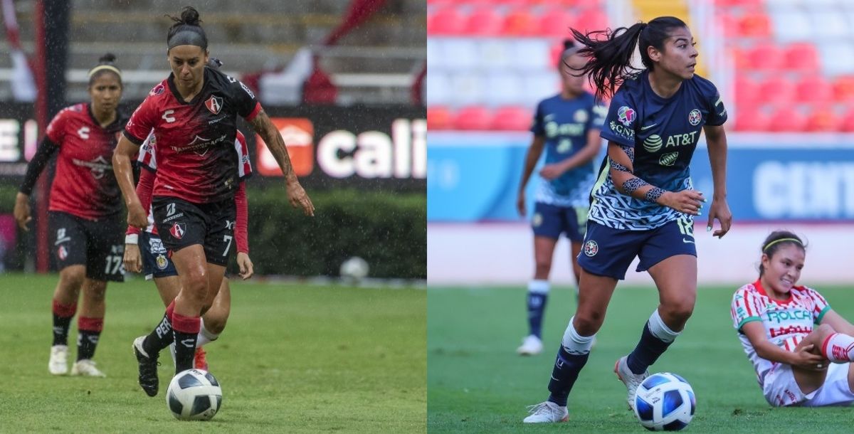 Atlas Femenil, América Femenil, Liga MX Femenil, Amanda Pérez, Verónica Pérez