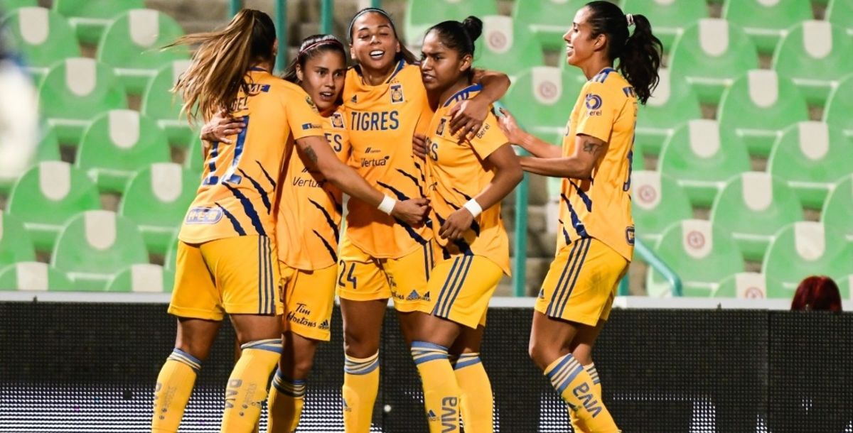 Tigres Femenil, Santos, Liga MX Femenil, Liguilla, partido, en vivo