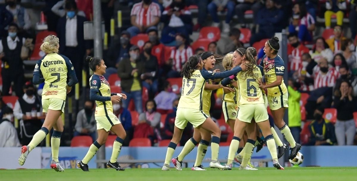 Liga MX Femenil, Apertura 2021, América, Chivas, partido, en vivo
