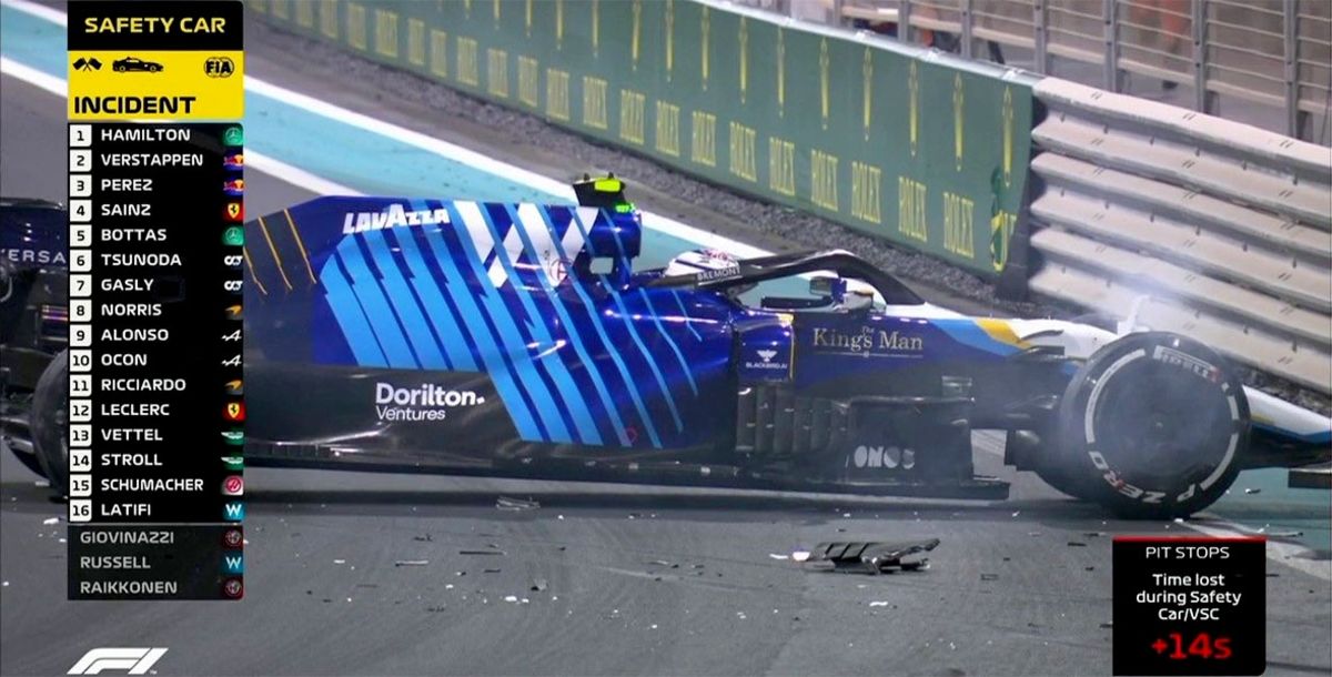 Fórmula Uno, F1, Nicholas Latifi, Max Verstappen, Lewis Hamilton, GP de Abu Dabi