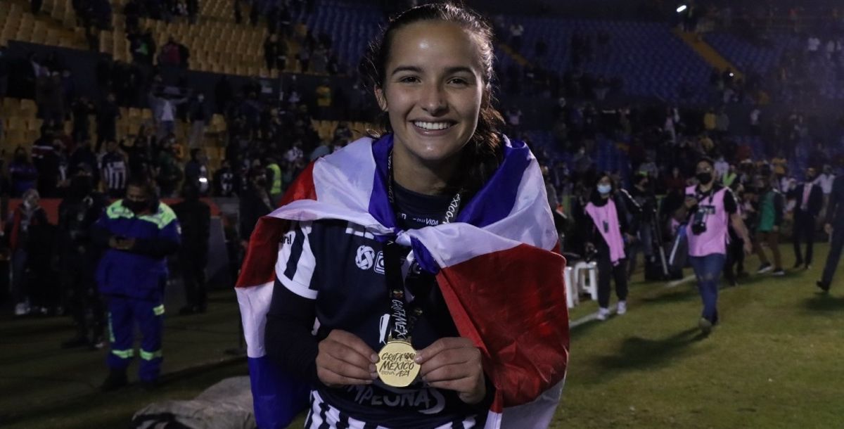 Liga MX Femenil, Apertura 2021, Rayadas, Campeón, Valeria del Campo