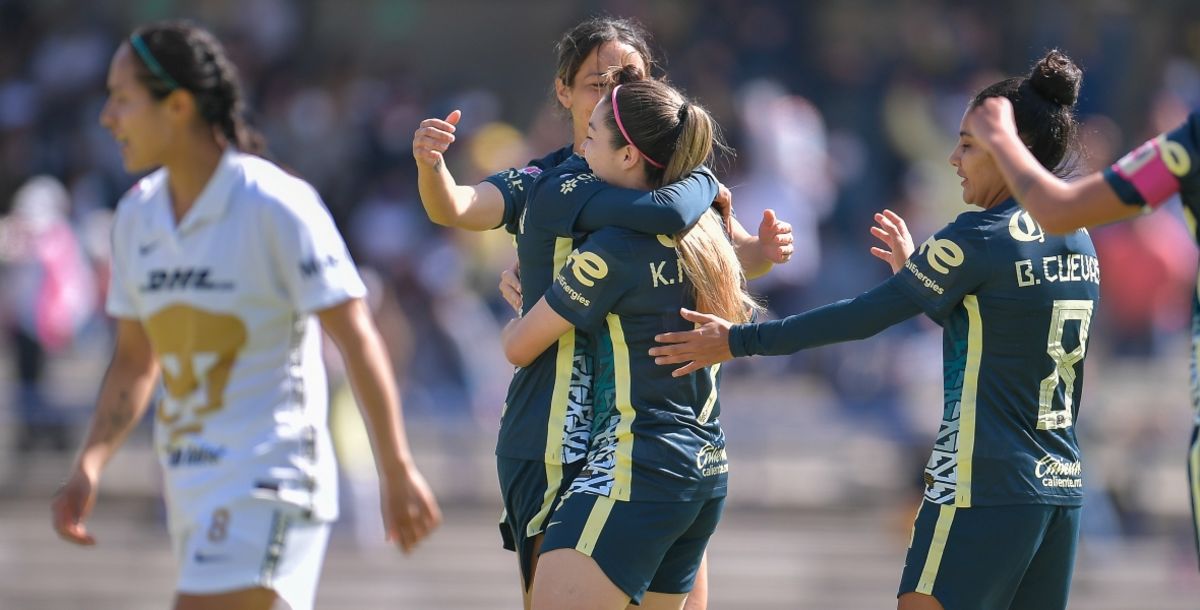 América Femenil, Pumas, Liga MX Femenil, Jornada 2, partido, en vivo, Katty Martínez