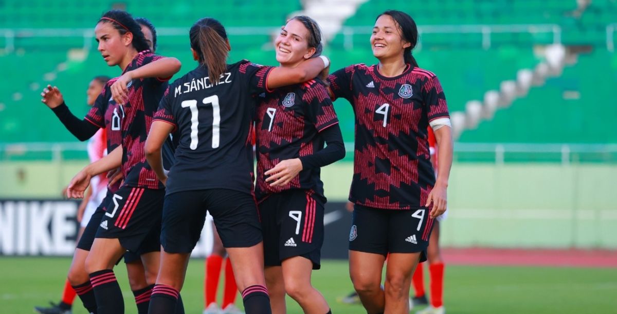 Selección Mexicana Femenil, Mónica Vergara, Antigua y Barbuda, partido, en vivo